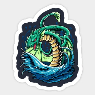 leviathan king of the sea Sticker